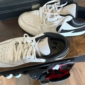 Jordan White and Black Sneakers